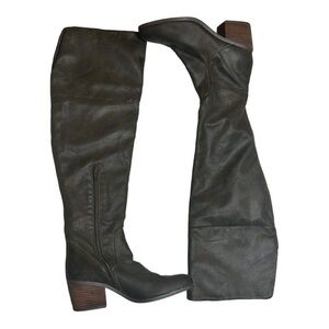 Report Footwear Fisher Women’s Riding Boot Over The Knee (OTK) Brown Size 7